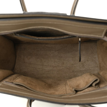Celine Drummed Calfskin Micro Luggage Souris 5 of 15