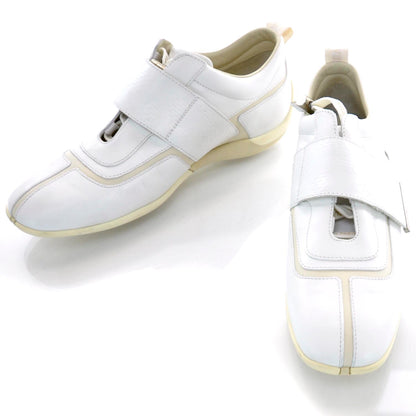 Louis Vuitton Leather Velcro Sneakers White 1 of 9