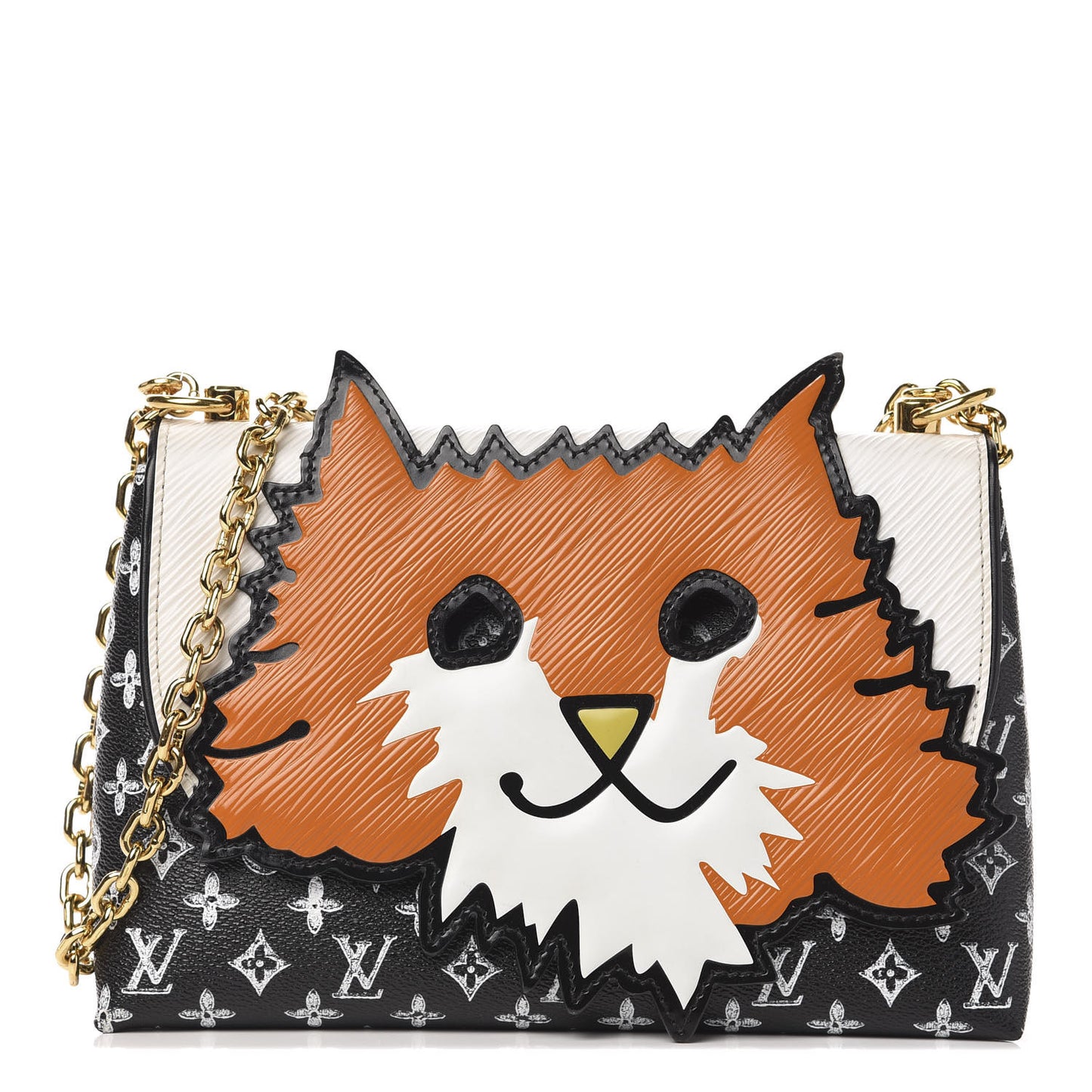 Epi Catogram Cat Bag Orange Black