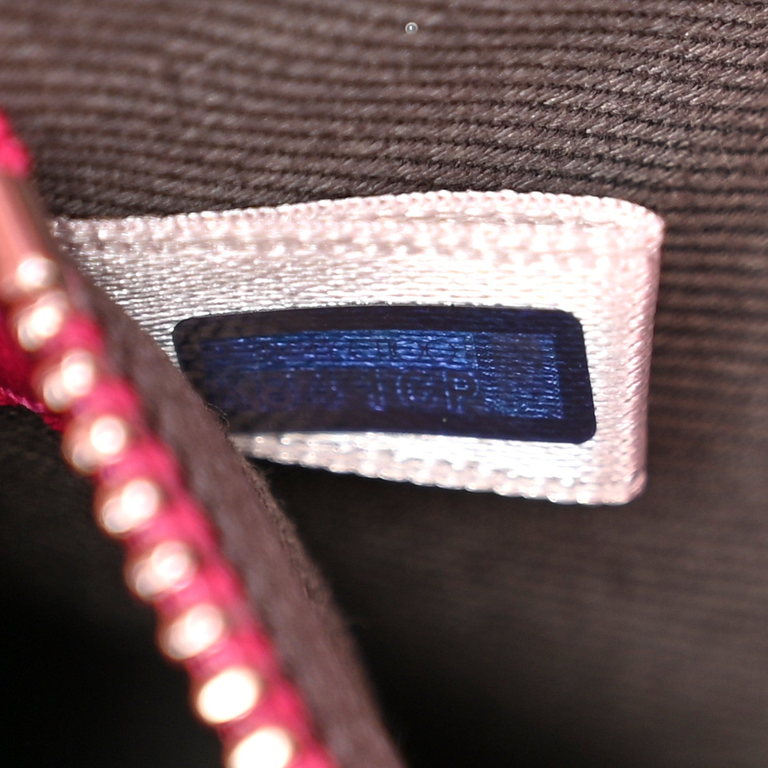 Jimmy Choo Satin Crystal Madeline Wallet On Chain Pink 7 of 11