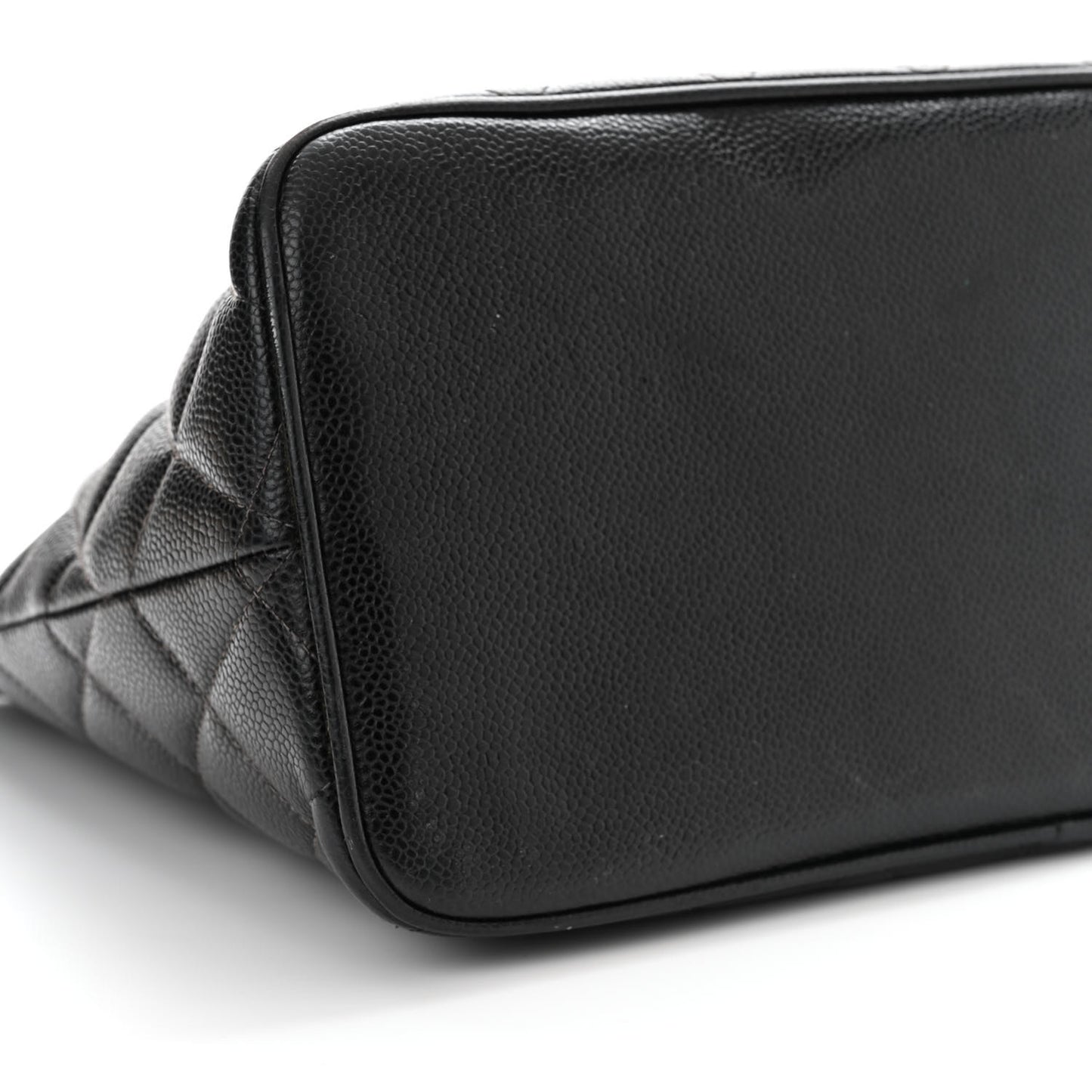 Caviar Quilted Medallion Tote Black