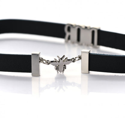 Christian Dior Calfskin Dior Bee Double Bracelet Black 4 of 5