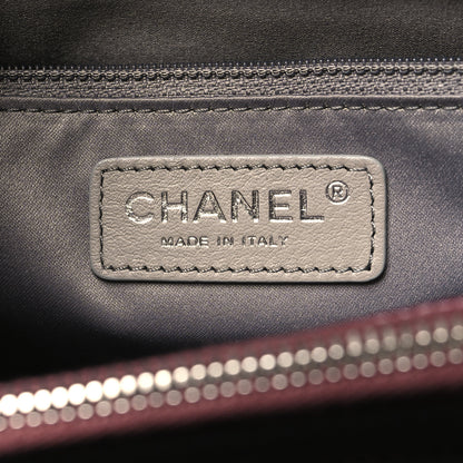 Chanel Caviar Quilted Grand Shopping Tote GST Dark Burgundy 7 of 12
