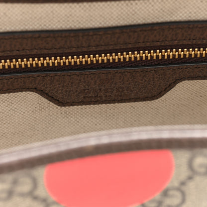 Gucci GG Supreme Monogram Web Geometric Small Jackie 1961 Beige Multicolor Brown Sugar 6 of 9