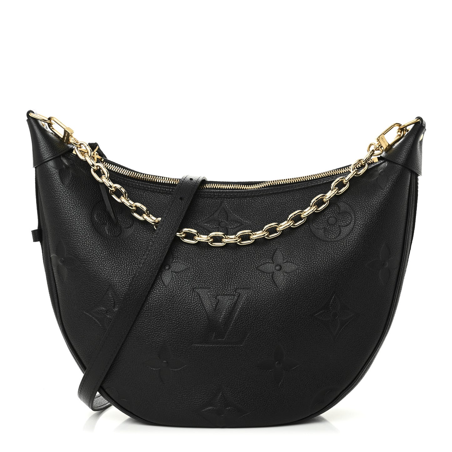 Empreinte Monogram Giant Loop Hobo Black