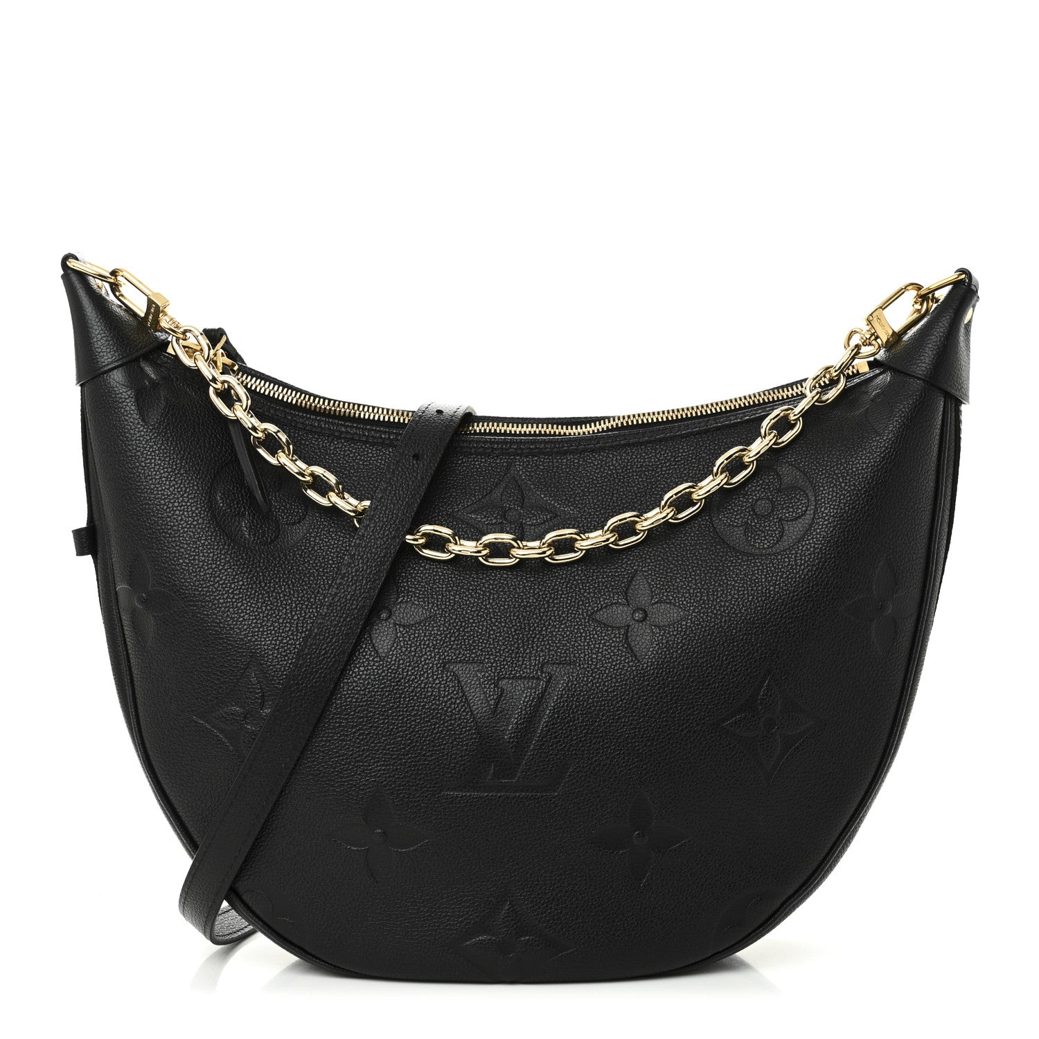 Louis Vuitton Empreinte Monogram Giant Loop Hobo Black 1 of 9