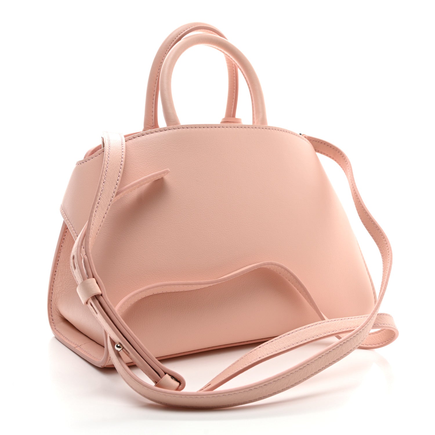 Salvatore Ferragamo Calfskin Mini Hug Bag Nylund Pink 3 of 10