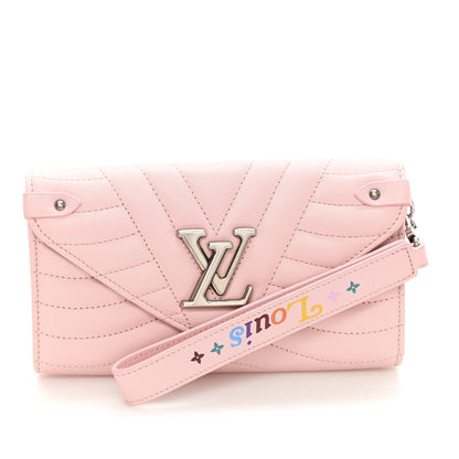 Louis Vuitton Calfskin New Wave Long Wallet Smoothie Pink 1 of 6