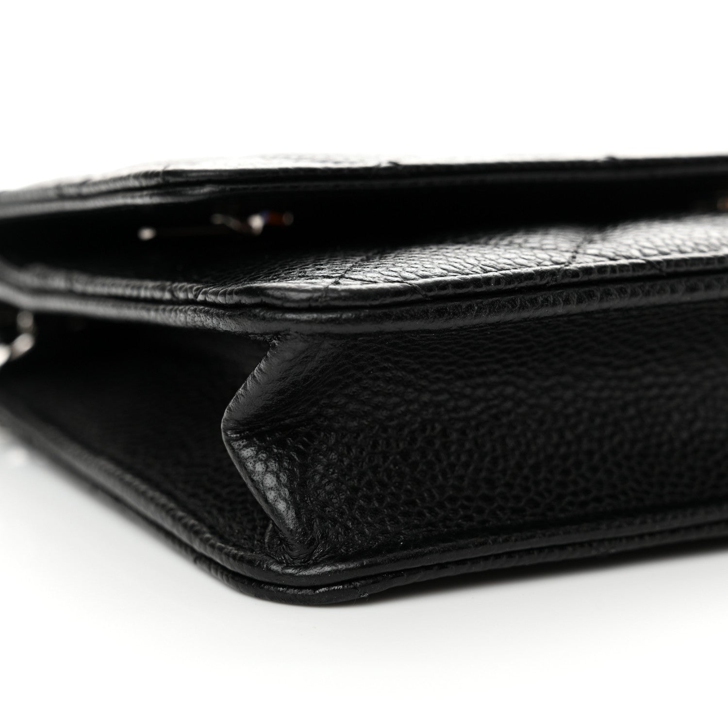 Chanel Caviar Quilted Wallet on Chain WOC Black 10 of 11
