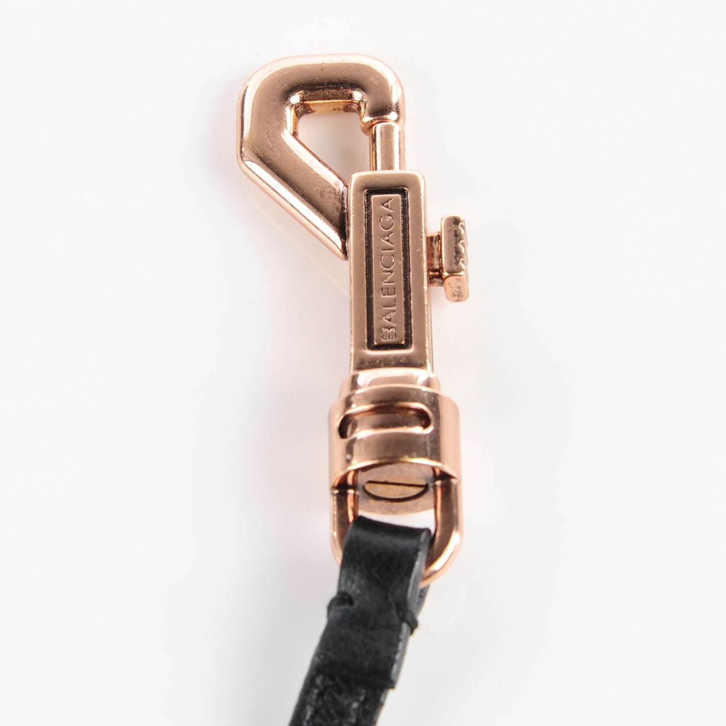 Agneau Giant 12 Rose Gold Hardware Hip Black