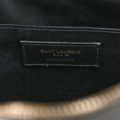 Saint Laurent Calfskin Matelasse Monogram Lou Camera Bag Dark Smog 6 of 9