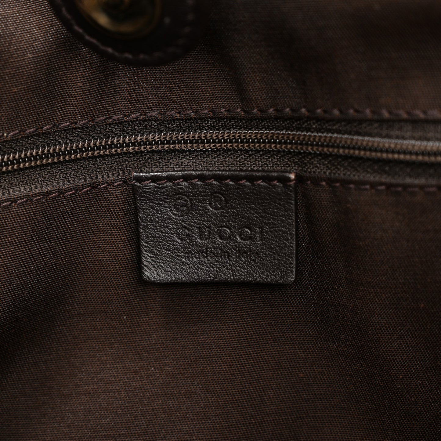 Guccissima Vitello Tender Large Sukey Tote Testa di Moro