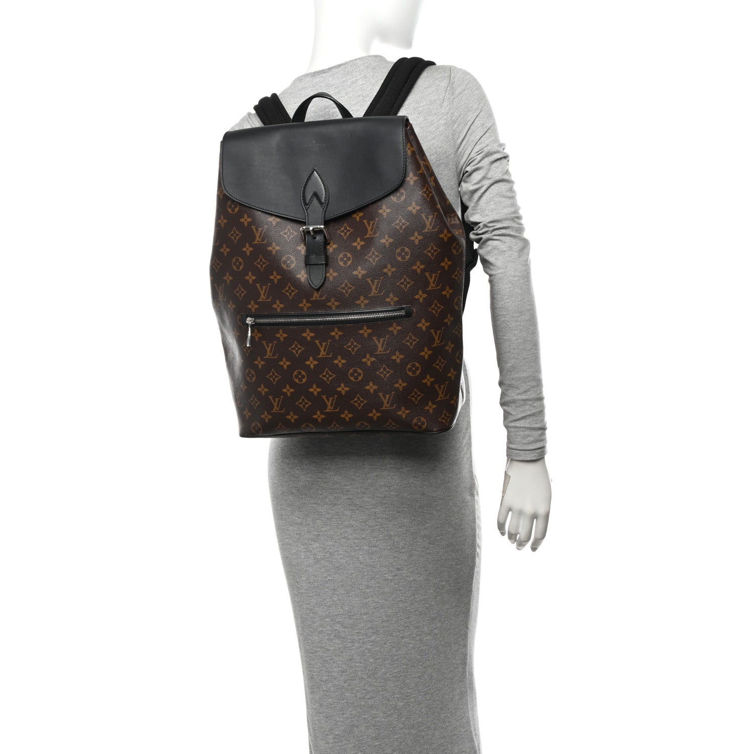 Louis Vuitton Monogram Macassar Palk Backpack 2 of 9