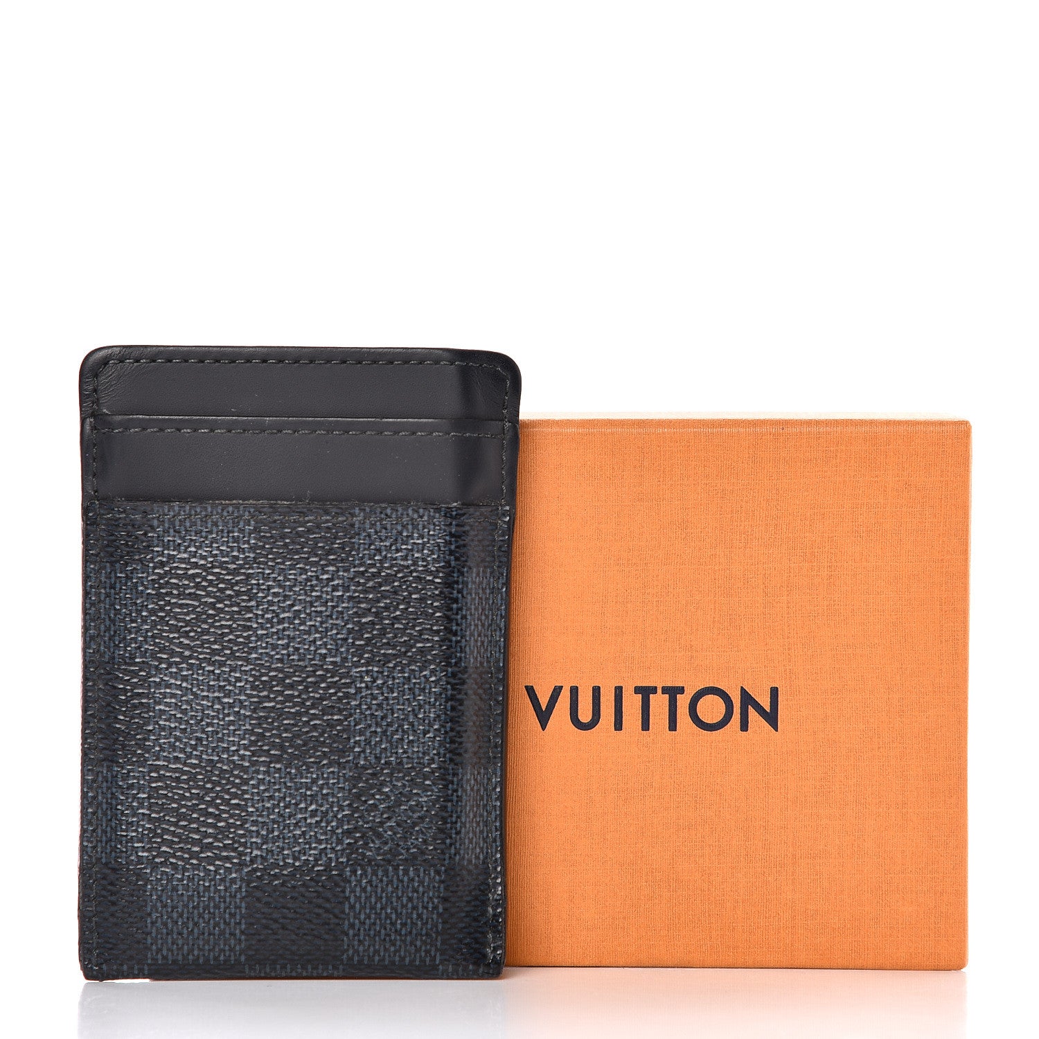 Louis Vuitton Damier Cobalt Pince Card Holder Bill Clip 7 of 7