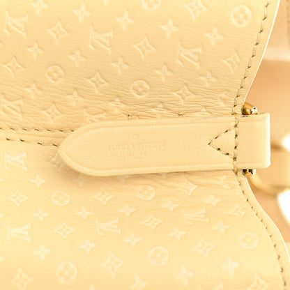 Louis Vuitton Calfskin Nanogram Embossed Neonoe BB Yellow 7 of 11