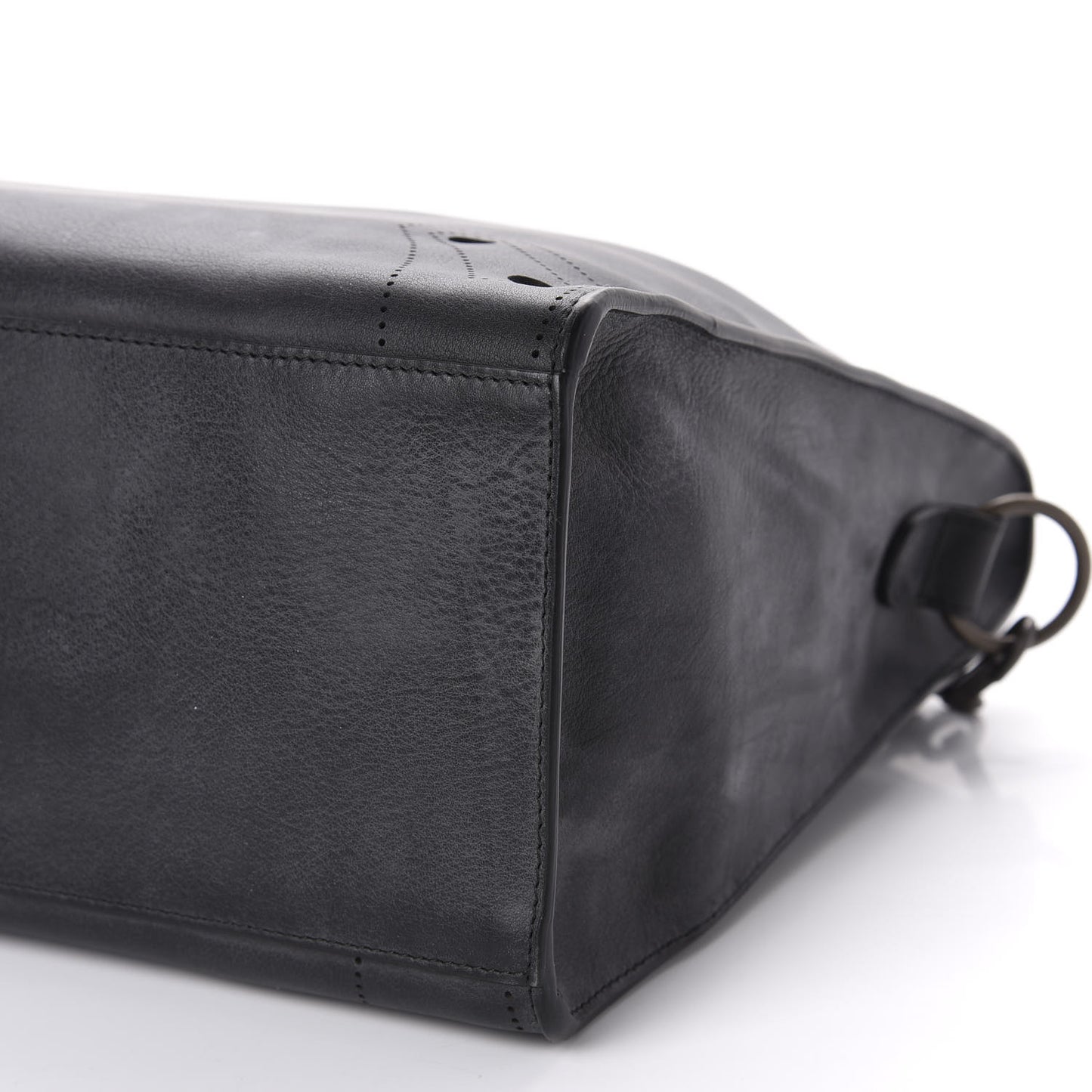 Veau Soyeux Perforated Blackout Hardware City Black