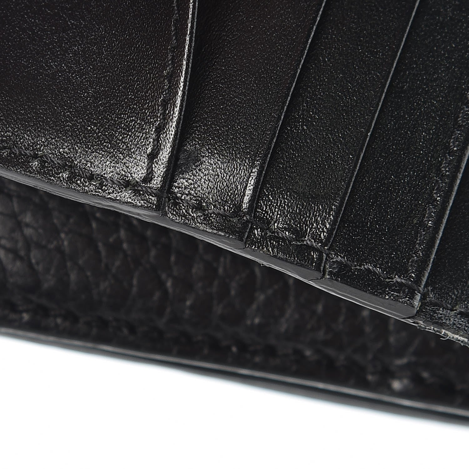 Burberry Grain Calfskin Continental Wallet Black 11 of 14