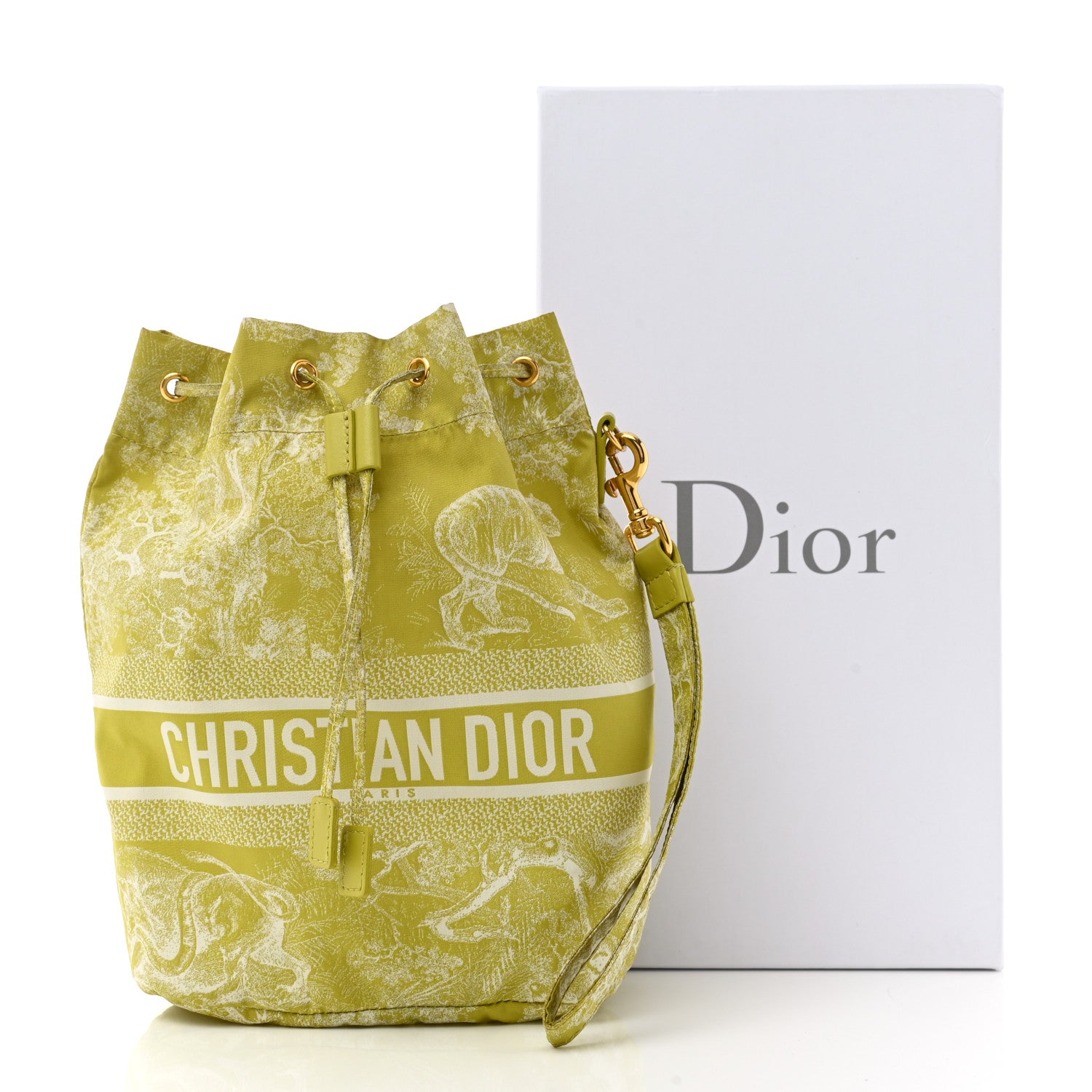 Christian Dior Technical Fabric Embroidered Toile De Jouy Sauvage DiorTravel Pouch 11 of 11