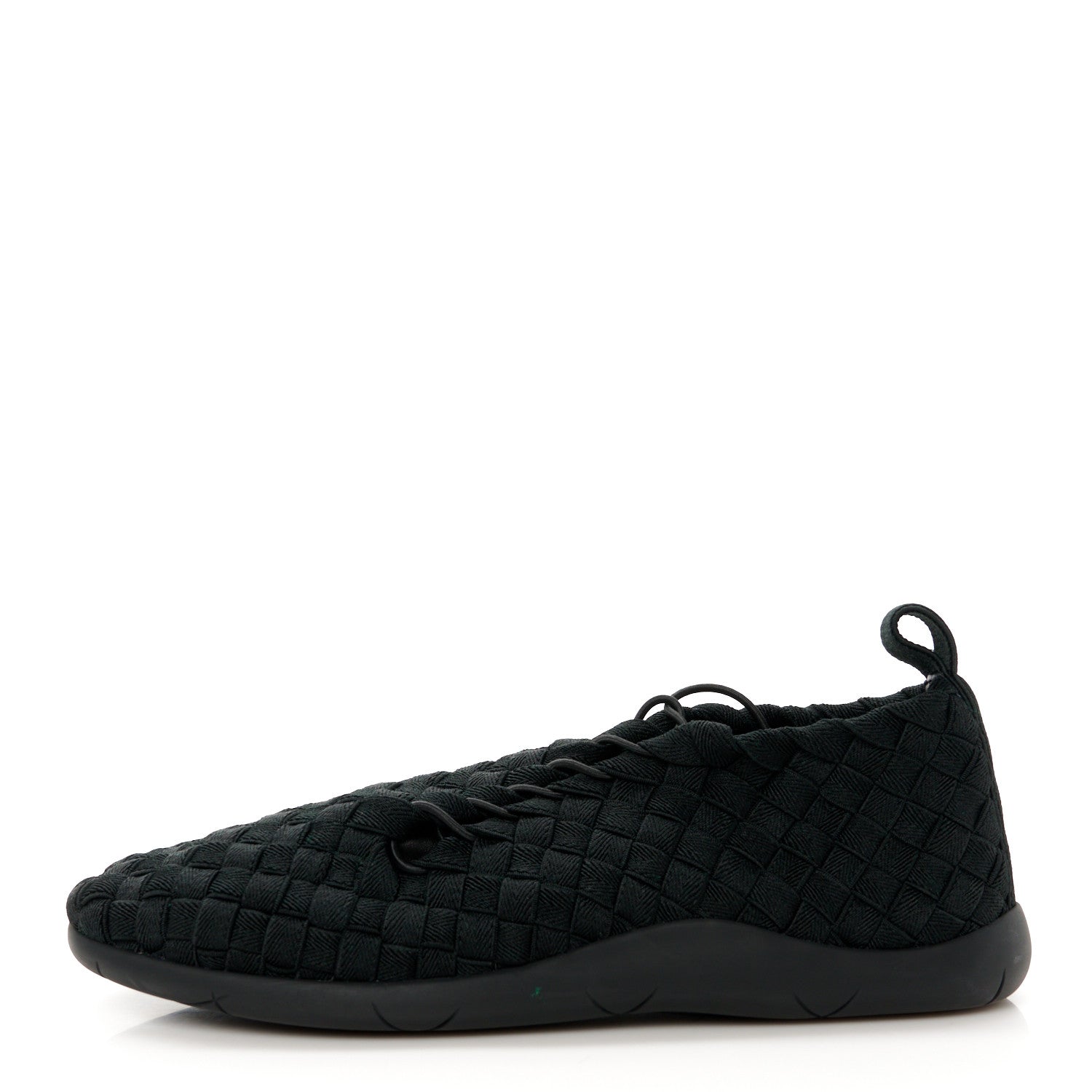 Bottega Veneta Intrecciato Woven Womens Sneakers 42 Black 1 of 8