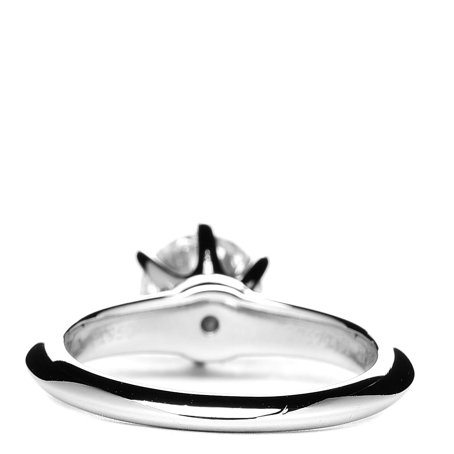 Tiffany Platinum Diamond 1.08ct Solitaire Engagement Ring 49 5 4 of 5