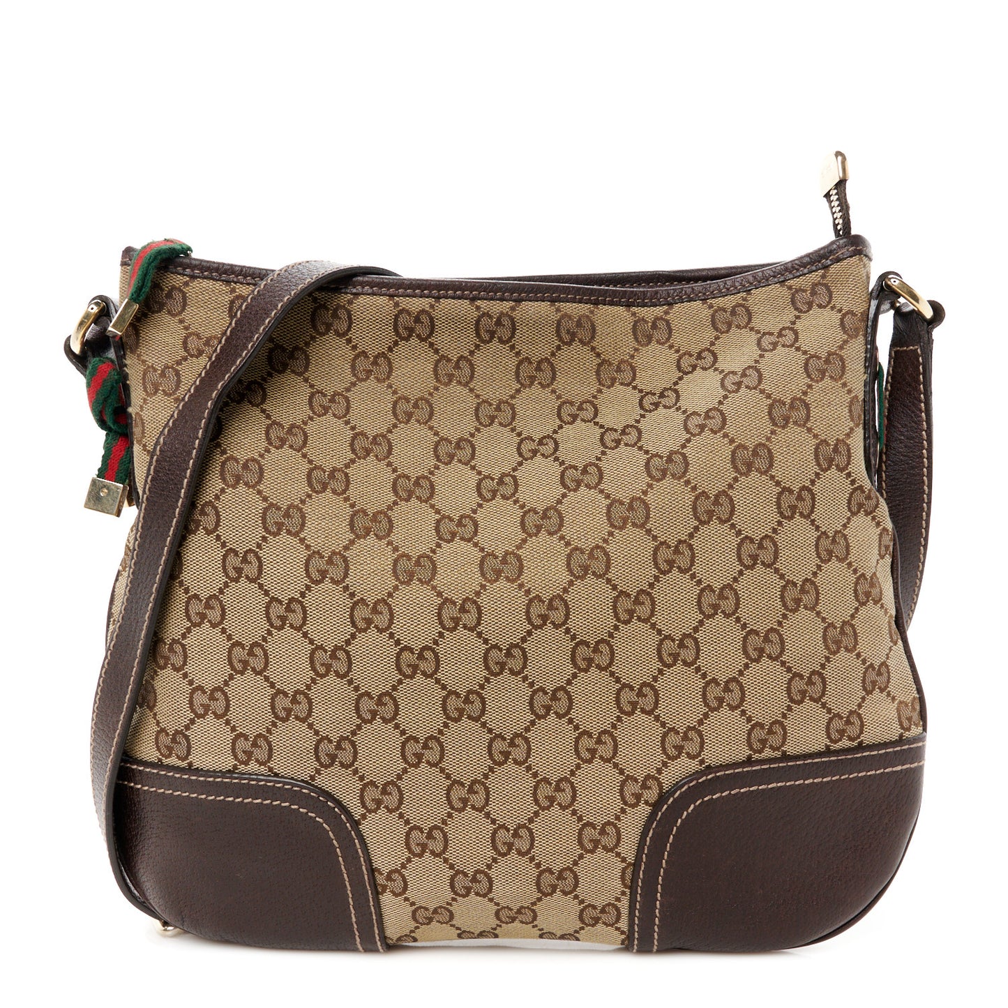 Monogram Princy Hobo Dark Brown