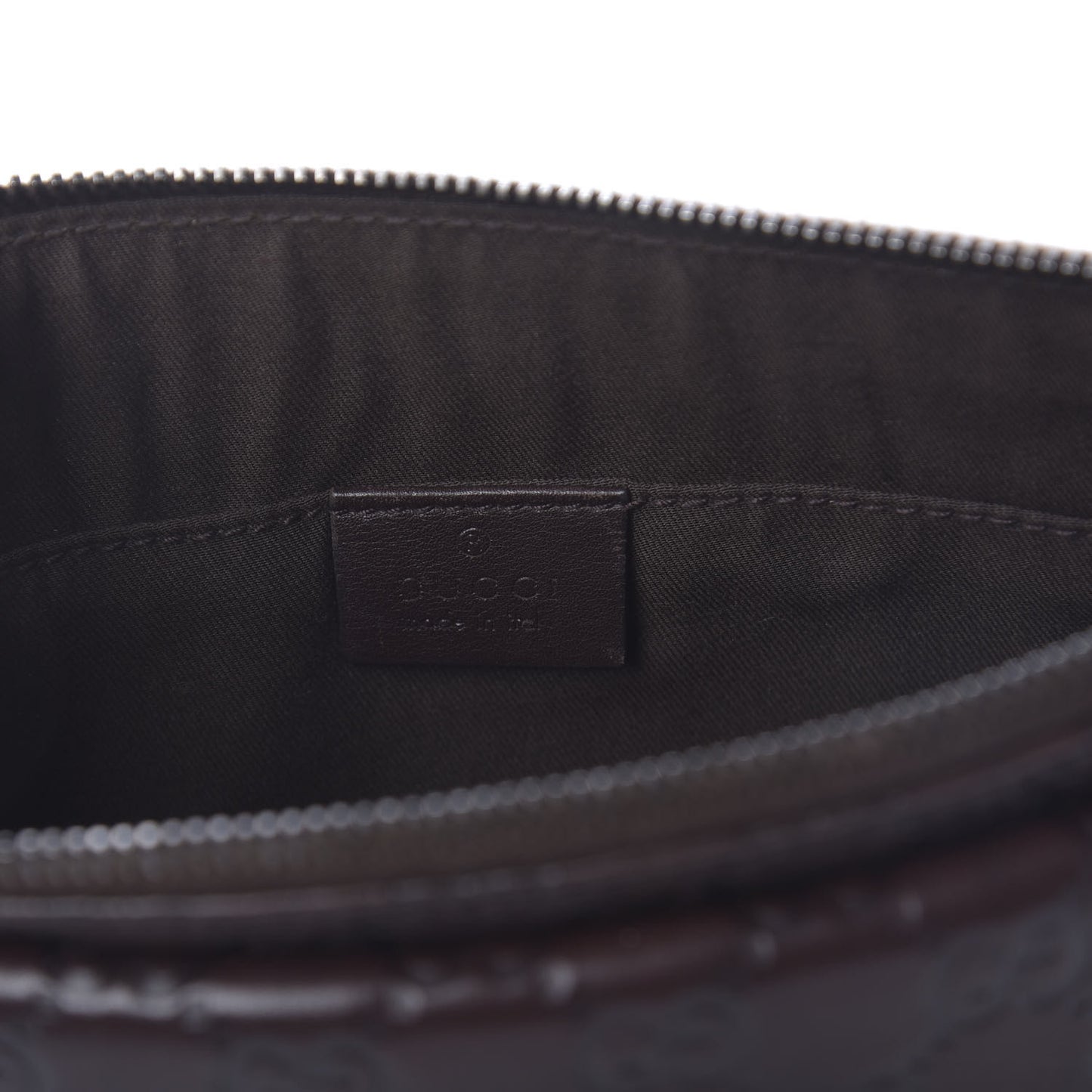 Guccissima Waist Belt Bag Dark Brown
