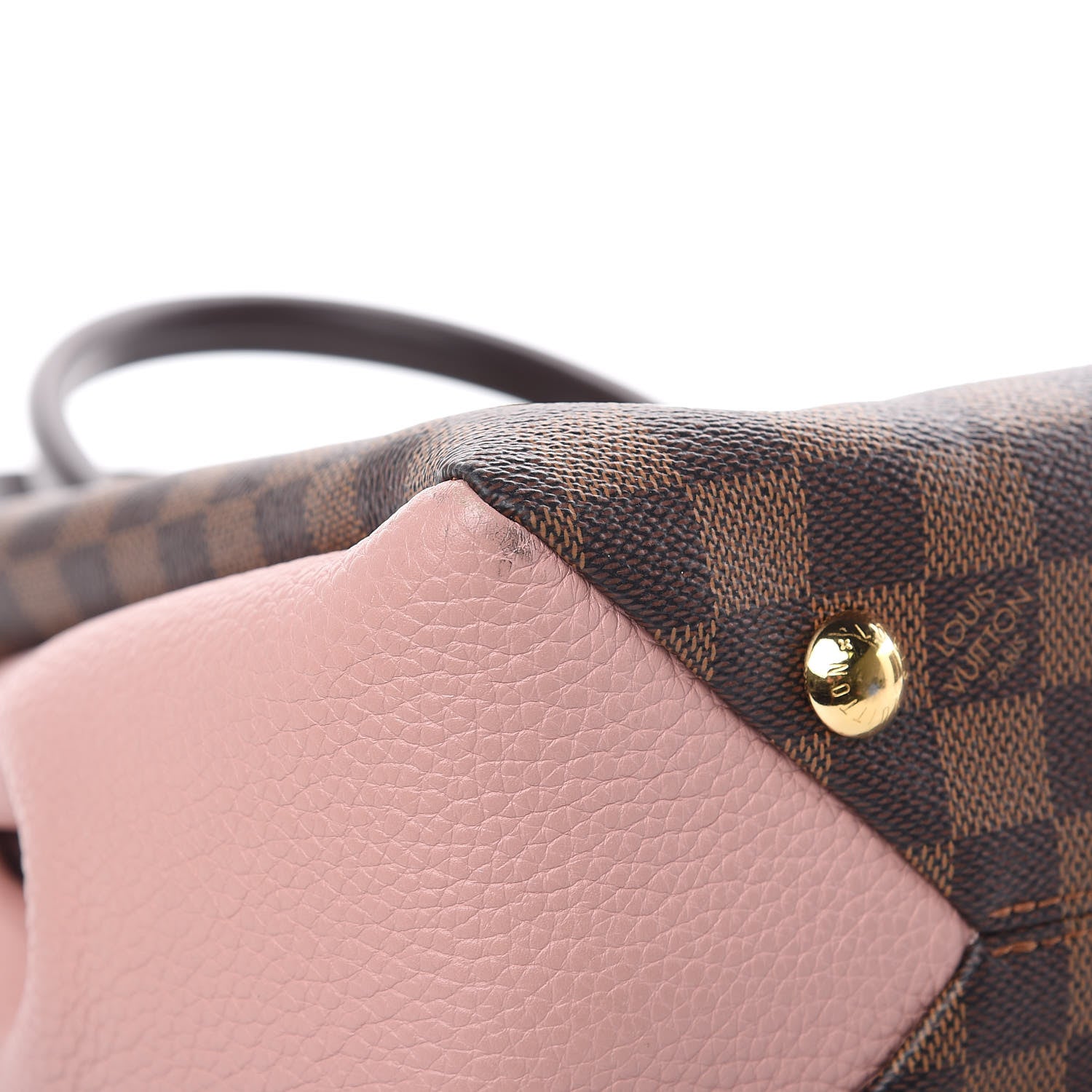 Louis Vuitton Damier Ebene Cuir Taurillon Brittany Magnolia 11 of 13
