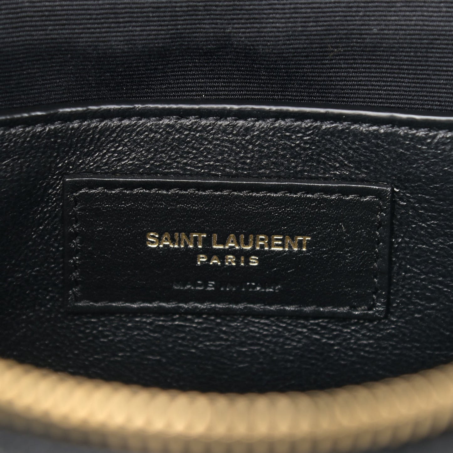 Grain de Poudre Quilted 80's Vanity Bag Black