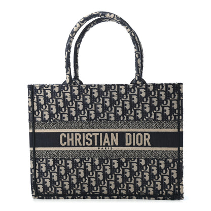 Christian Dior Oblique Medium Book Tote Blue Multicolor 1 of 9