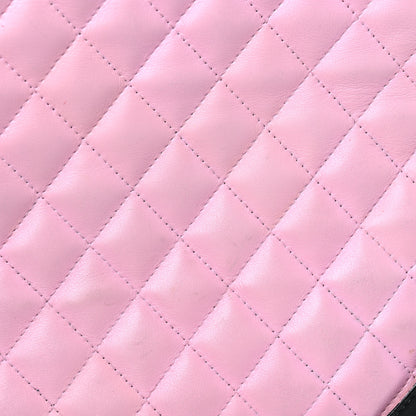 Chanel Calfskin Quilted Large Cambon Tote Pink Black 16 of 20