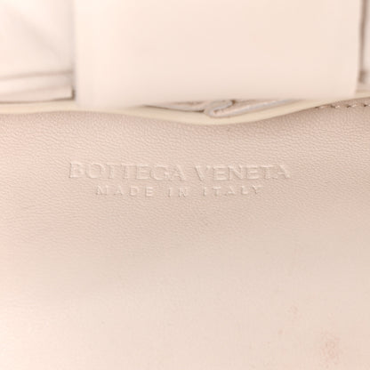 Bottega Veneta Lambskin Maxi Intreccio Padded Chain Cassette Crossbody Bag White 6 of 9