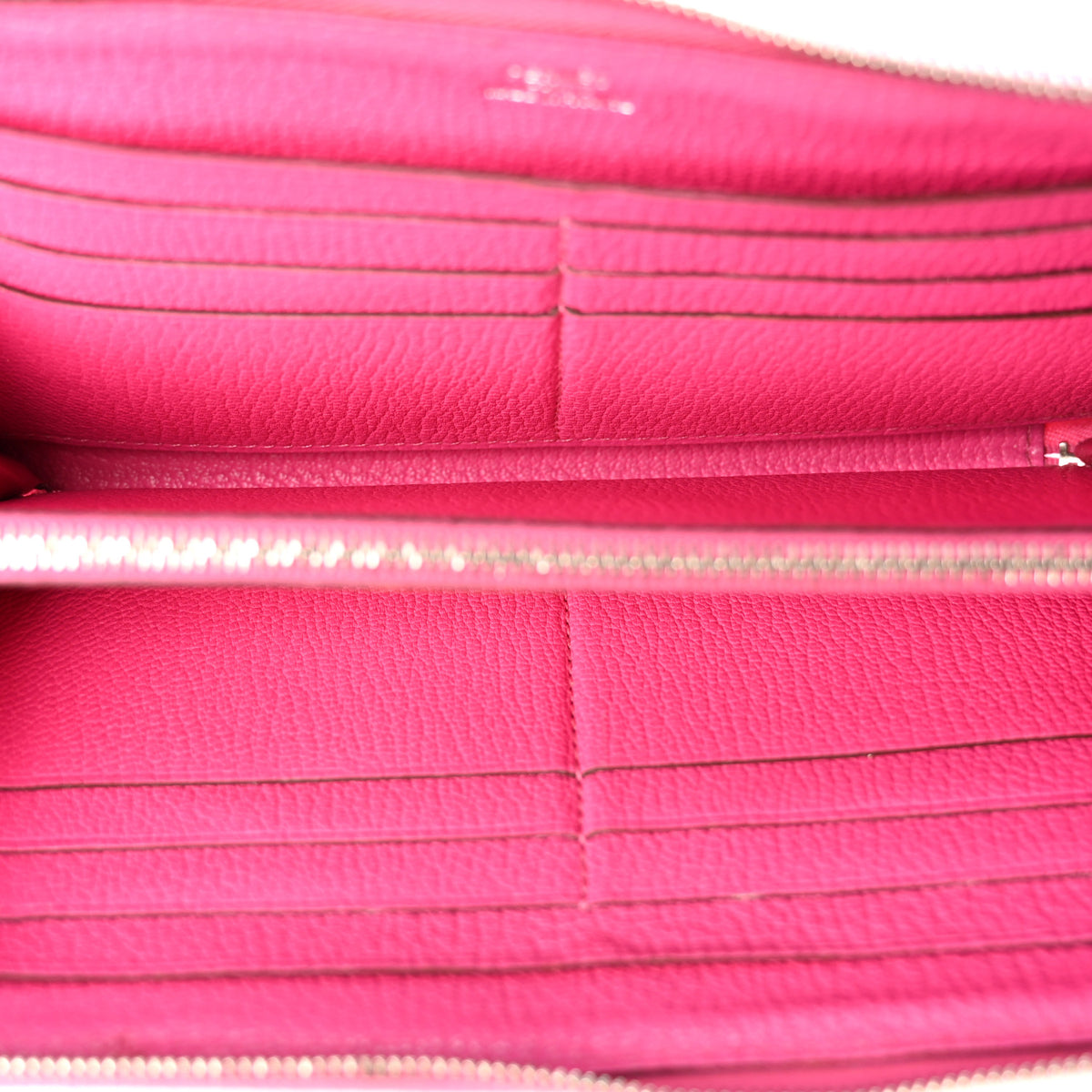 Hermes Chevre Mysore Azap Wallet Rose Shocking 4 of 10