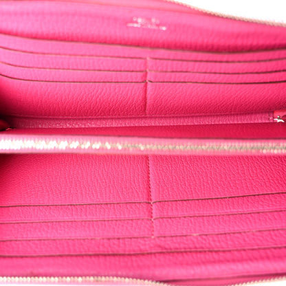 Hermes Chevre Mysore Azap Wallet Rose Shocking 4 of 10