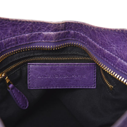 Balenciaga Agneau Giant 21 Gold Hardware City Dark Violet 6 of 16