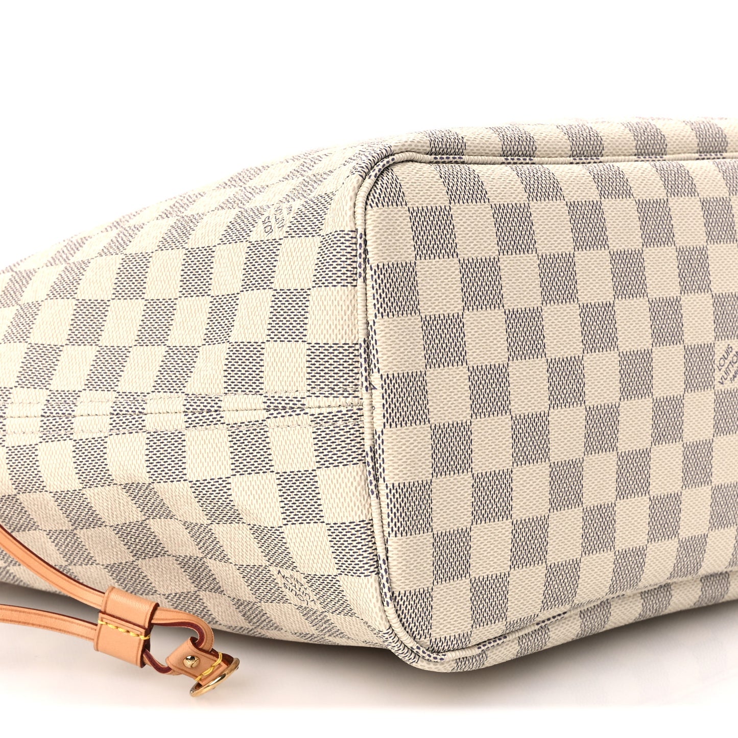 Damier Azur Neo Neverfull MM Rose Ballerine