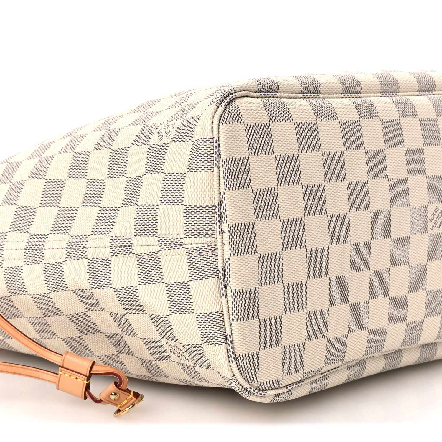 Louis Vuitton Damier Azur Neo Neverfull MM Rose Ballerine 10 of 11