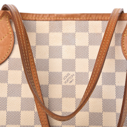 Louis Vuitton Damier Azur Neverfull MM 19 of 20