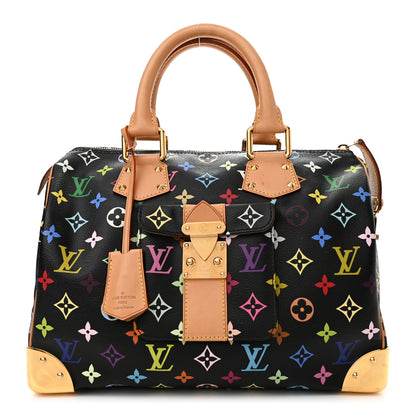 Louis Vuitton Monogram Multicolor Speedy 30 Black 1 of 10