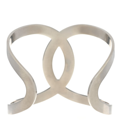 Chanel Metal CC Cuff Silver 3 of 5