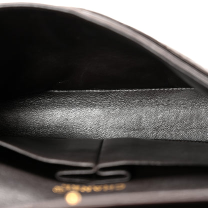 Chanel Lambskin Quilted Small Double Flap Dark Brown 5 of 10