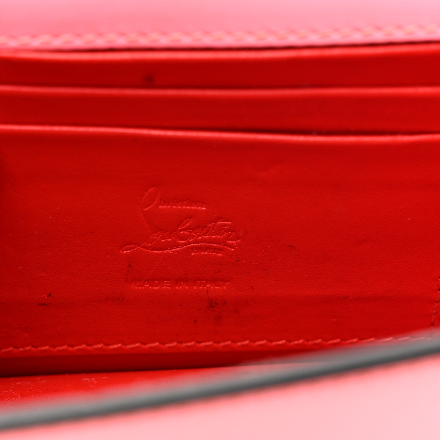 Christian Louboutin Patent Calfskin Small Elisa Baguette Bubble Gum 6 of 16