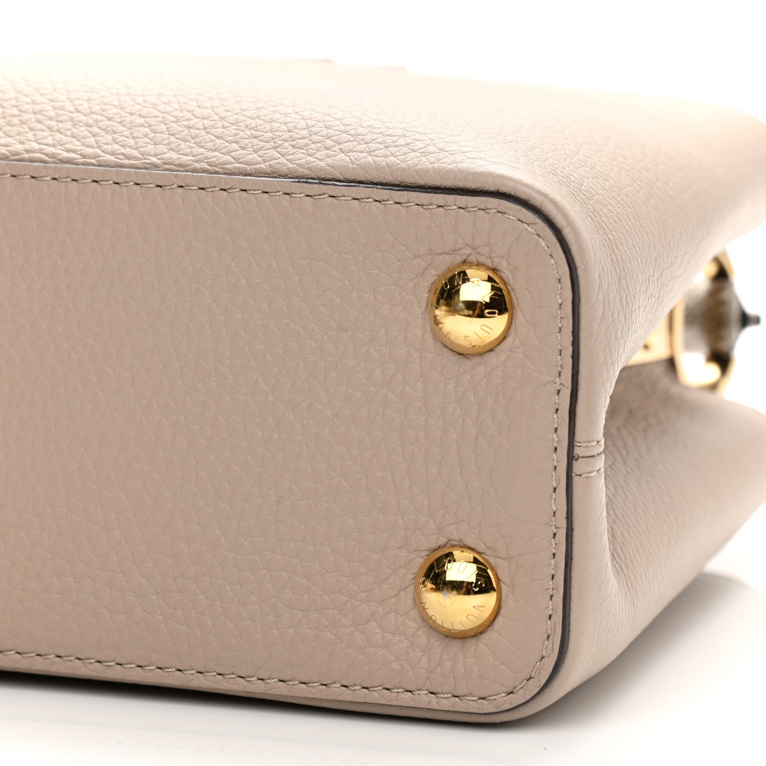 Louis Vuitton Taurillon Ayers Capucines BB Galet 9 of 9