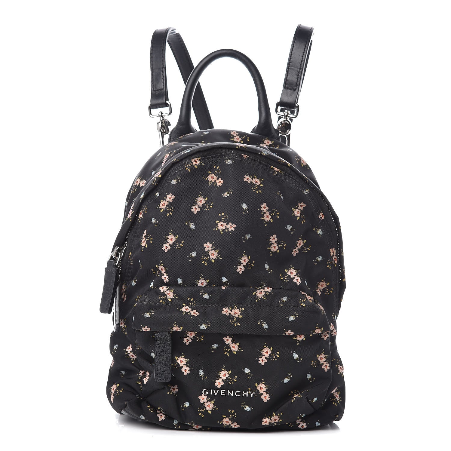 Givenchy Tech Twill Nylon Hibiscus Print Nano Backpack Multicolor 1 of 12