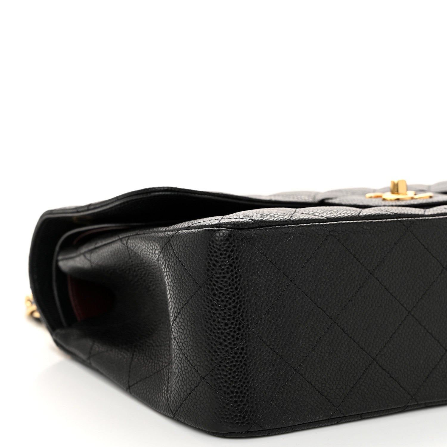 Chanel Caviar Quilted Jumbo Double Flap Black 9 of 11