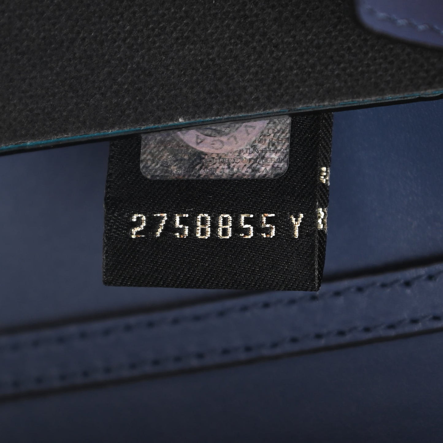 Calfskin Serpenti Forever Chain Wallet Blue