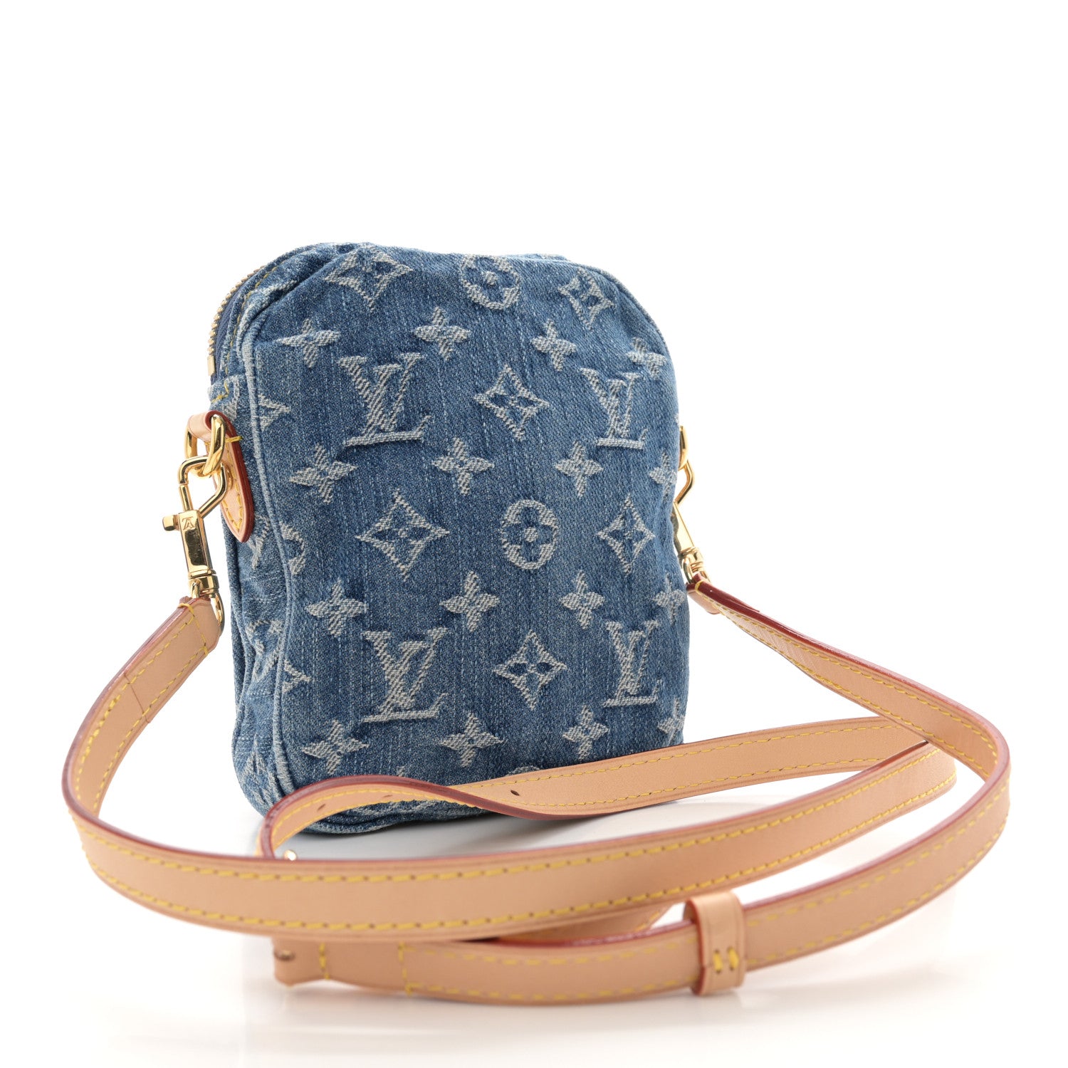 Louis Vuitton Denim Fairfax Pochette Blue 3 of 9
