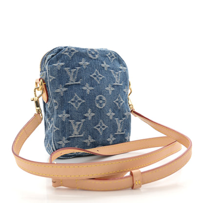 Louis Vuitton Denim Fairfax Pochette Blue 3 of 9