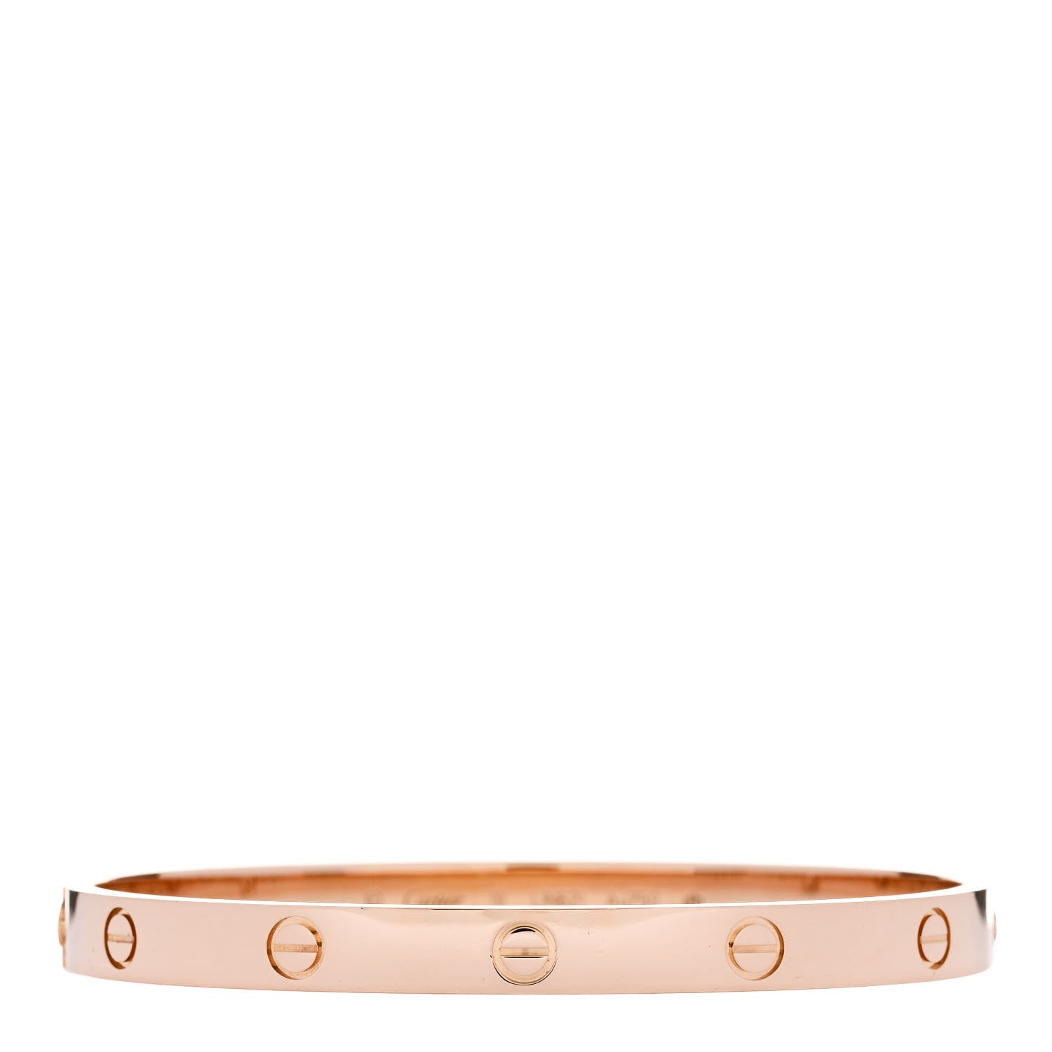 Cartier 18K Pink Gold LOVE Bracelet 19 1 of 9
