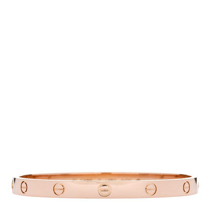 Cartier 18K Pink Gold LOVE Bracelet 19 1 of 9