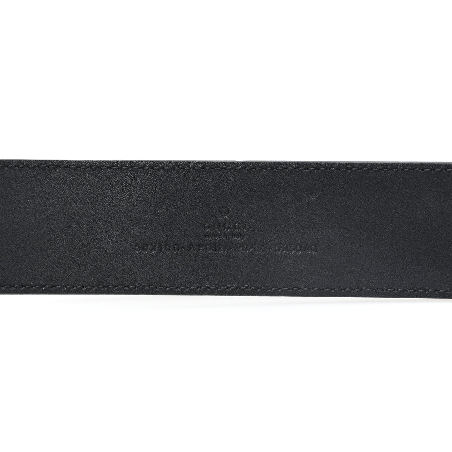 Calfskin Crystal Double G 40mm Belt 90 36 Black